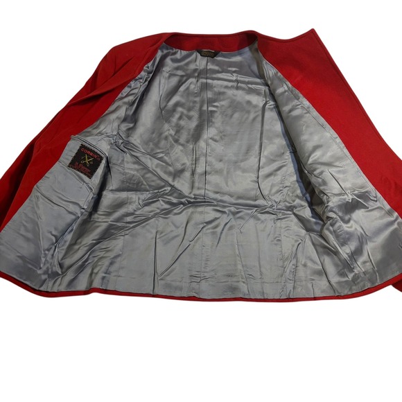 Elegant Red Women's Blazer - Picture 5 of 13